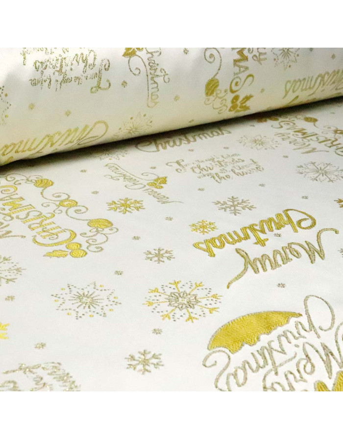 Brocado Navidad Merry Christmas