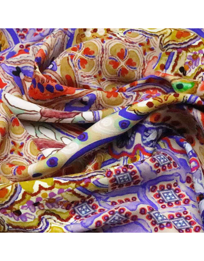 Crep Estampado Forjas Azules - Imagen 2