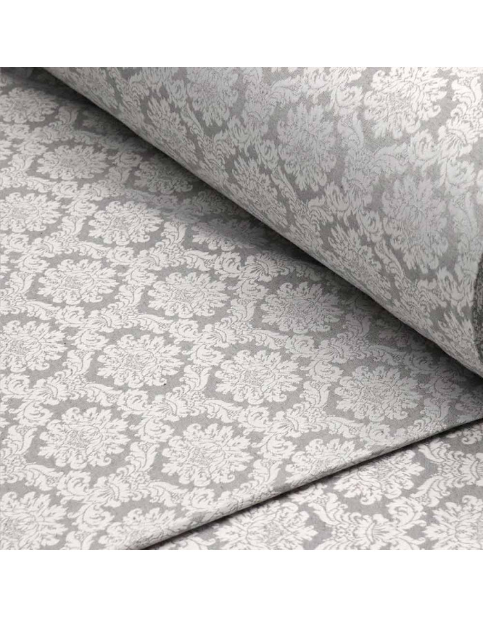 Damasco Gris Aragón: Elegancia y Estilo en Telas de Damasco - Imagen 4