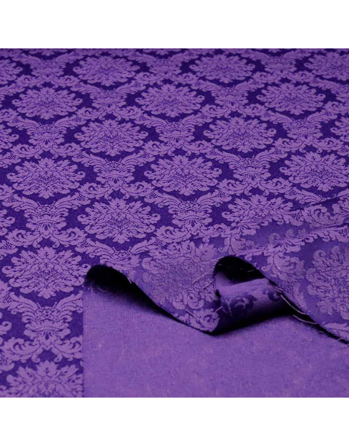 Damasco Morado Aragón - Telas de Damasco - TelasOnline - Imagen 2