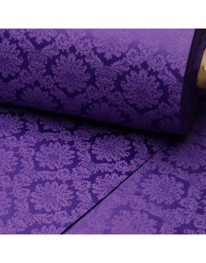 Damasco Morado Aragón - Telas de Damasco - TelasOnline - Imagen 3