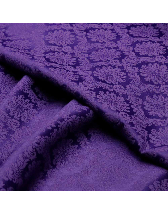 Damasco Morado Aragón - Telas de Damasco - TelasOnline - Imagen 4