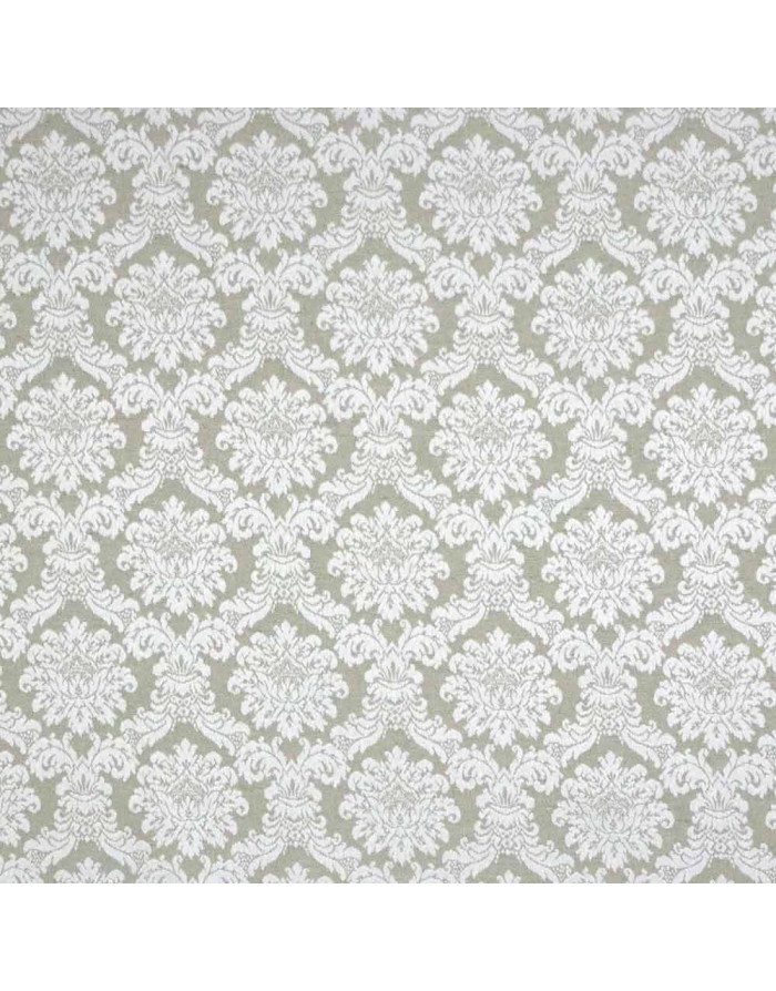 Damasco Beige Aragón - Telas de Damasco Beige - Telas Damasco - Imagen 3