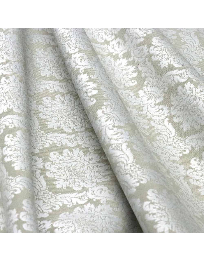 Damasco Beige Aragón - Telas de Damasco Beige - Telas Damasco - Imagen 4