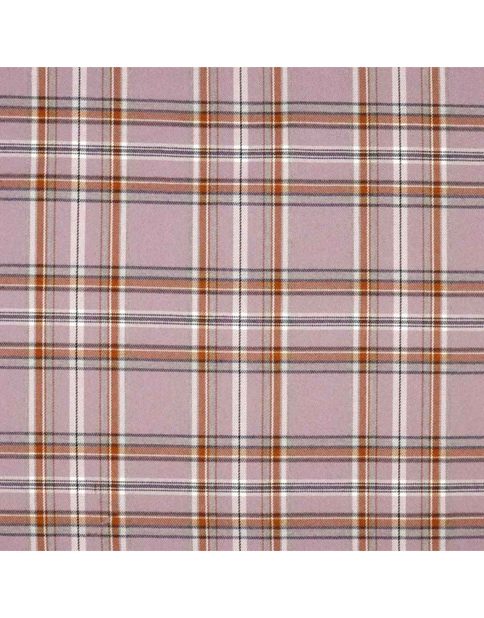 Cuadro Escocés Malva Caldera - Telas de cuadro Escocés - Imagen 3