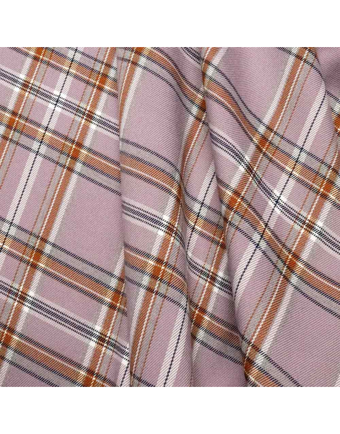 Cuadro Escocés Malva Caldera - Telas de cuadro Escocés - Imagen 4