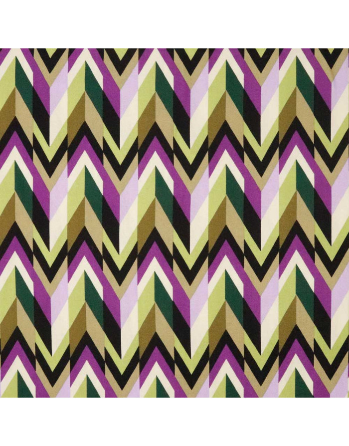 Tela Viscosa Estampada Espigas Moradas | Tienda de Telas - Imagen 3