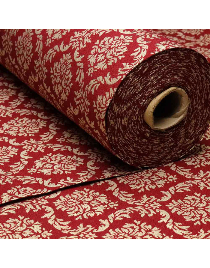 Tela Brocada Burdeos Badajoz: Elegancia del Mundo Cofrade