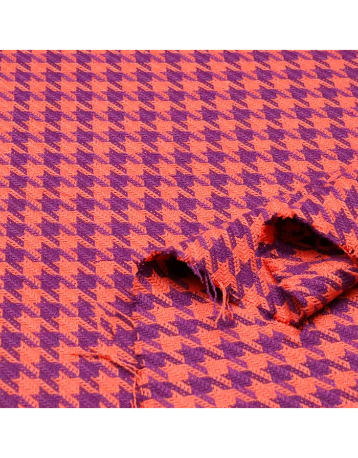 Lana Pata Gallo Americano - Telas de Lana para Abrigos