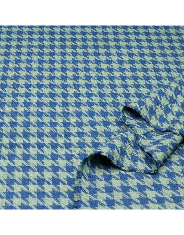 Lana Pata Gallo Americano - Telas de Lana para Abrigos