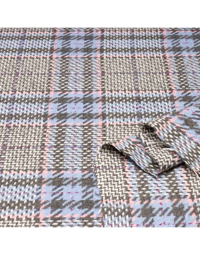 Punto de Lana Gris - Telas de Otoño - Telas de Lana