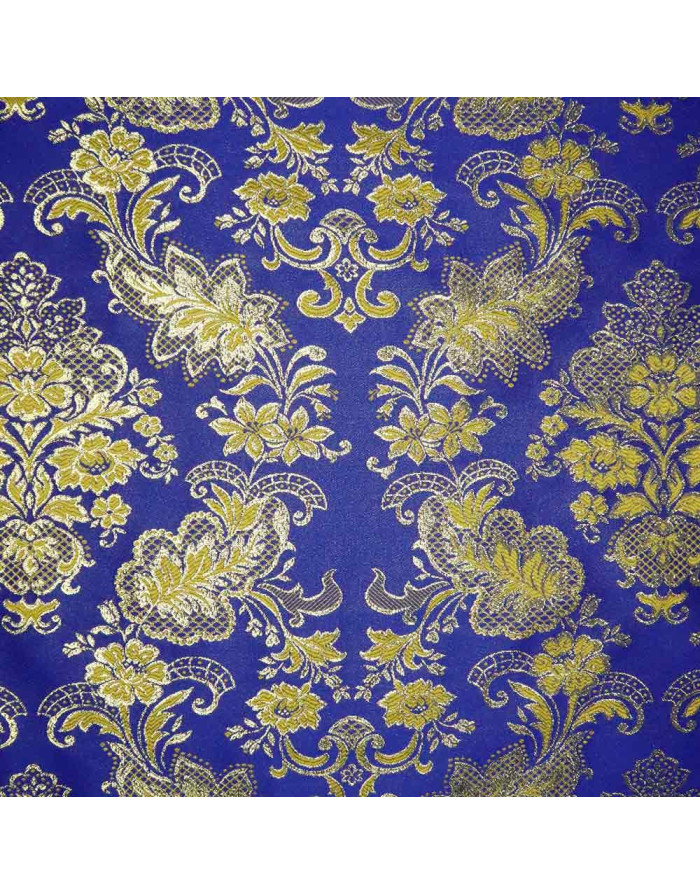 Tela Brocado Azulino - Telas Cofrades - Pasión Cofrade