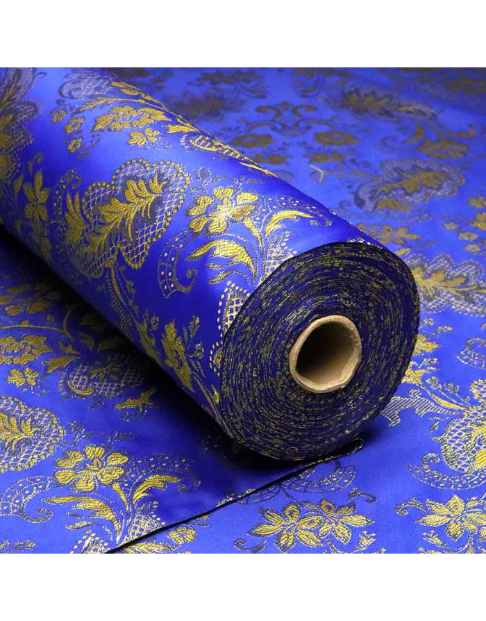 Tela Brocado Azulino - Telas Cofrades - Pasión Cofrade