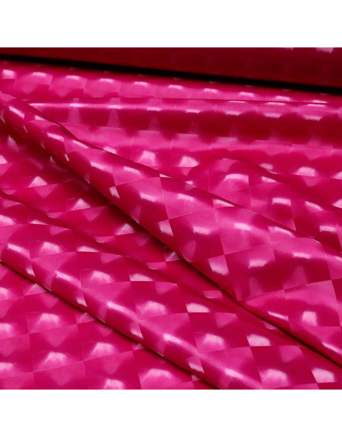 Licra Cuadros Brillo 3D - Tienda de Telas - Telas Carnaval - Imagen 3