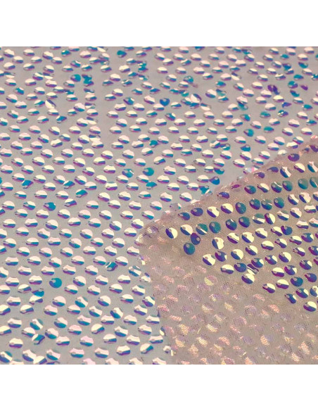 Tul de Lentejuelas - Tela Lentejuelas Escamas - Telas Bonitas - Imagen 2