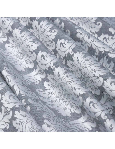 Telas de Damasco - Damasco Gris - Tienda de Telas - Imagen 4