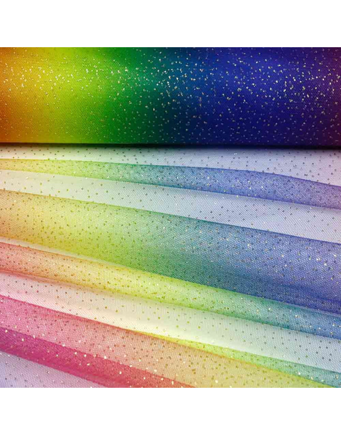 Tul Arcoíris Purpurina: La Magia del Color y Brillo del Carnaval - Imagen 3