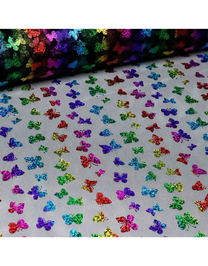 Tul Mariposas Multicolor: Tu Fantasía para el Carnaval