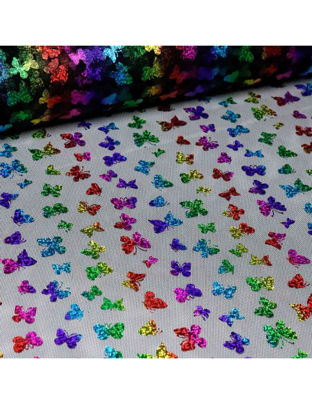 Tul Mariposas Multicolor: Tu Fantasía para el Carnaval