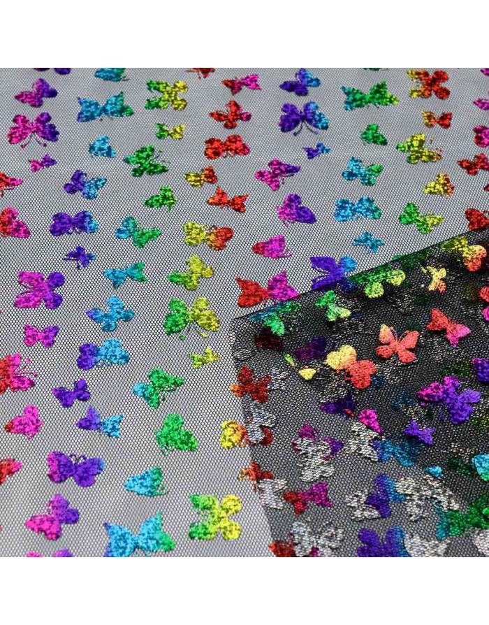 Tul Mariposas Multicolor: Tu Fantasía para el Carnaval