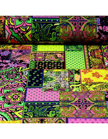 Tela Cachemira Multicolor - Telas de Carnaval en Oferta Tela Cachemira Multicolor - Telas de Carnaval en Oferta
