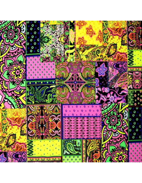 Tela Cachemira Multicolor - Telas de Carnaval en Oferta Tela Cachemira Multicolor - Telas de Carnaval en Oferta