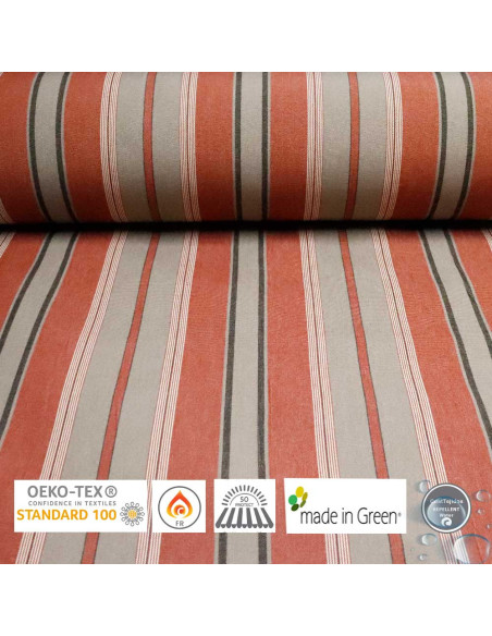 Toldo Rayas Caldera Topo - Telas para Toldo - Lonas de Raya