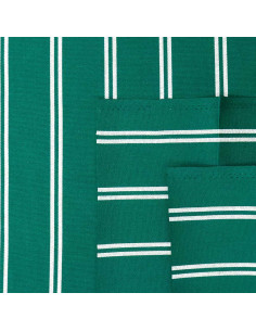 Lona Toldo Verde Rayas Blancas - Telas para Toldos - Toldos Verde 2