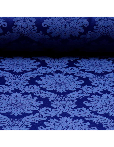 Damasco Azul Versace - Retal | Telas en Liquidación - Imagen 1