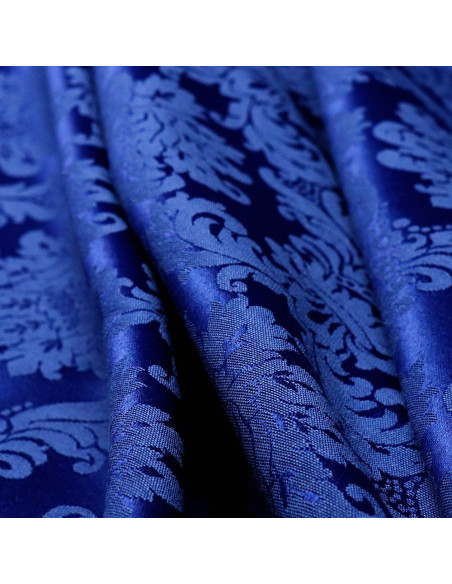 Damasco Azul Versace - Retal | Telas en Liquidación - Imagen 2