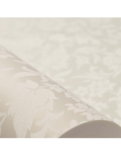 Damasco Beige Flor - Retal | Telas de Damasco en Rebajas 2