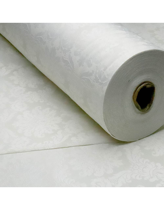 Damasco Blanco Roto Versace | Tela Damasco Blanco Roto - Imagen 4