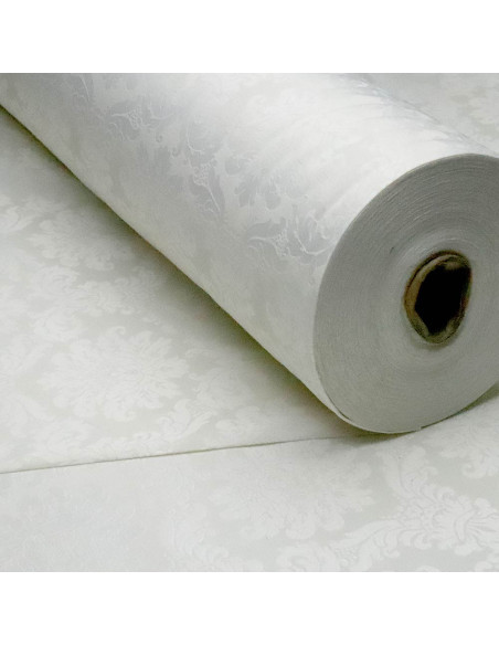 Damasco Blanco Roto Versace | Tela Damasco Blanco Roto - Imagen 4