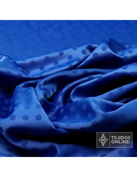 Satén Lycra Azafata Lunar Lenteja- Tela de Lunares con Lycra Satén Lycra Azafata Lunar Lenteja- Tela de Lunares con Lycra