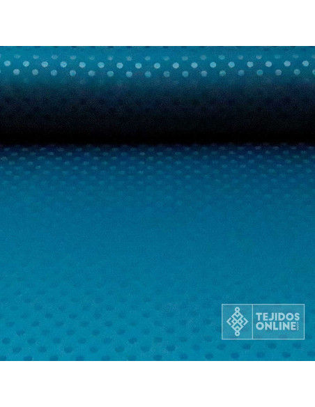 Satén Lycra Petróleo Lunar Lenteja - Telas de Flamenca Satén Lycra Petróleo Lunar Lenteja - Telas de Flamenca