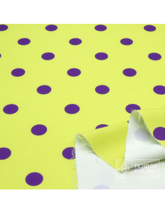 Tela Lima Lunar Morado - Tela para Flamenca - Telas Lunares - Imagen 2