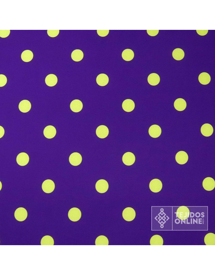 Tela Morada Lunar Lima - Telas de Lunares - Comprar Telas Online