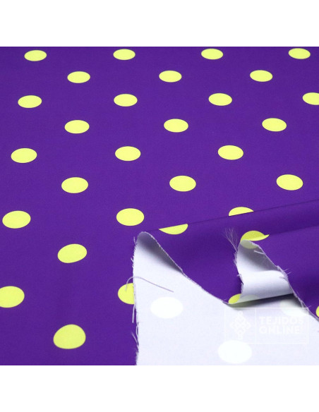 Tela Morada Lunar Lima - Telas de Lunares - Comprar Telas Online Tela Morada Lunar Lima - Telas de Lunares - Comprar Telas Online