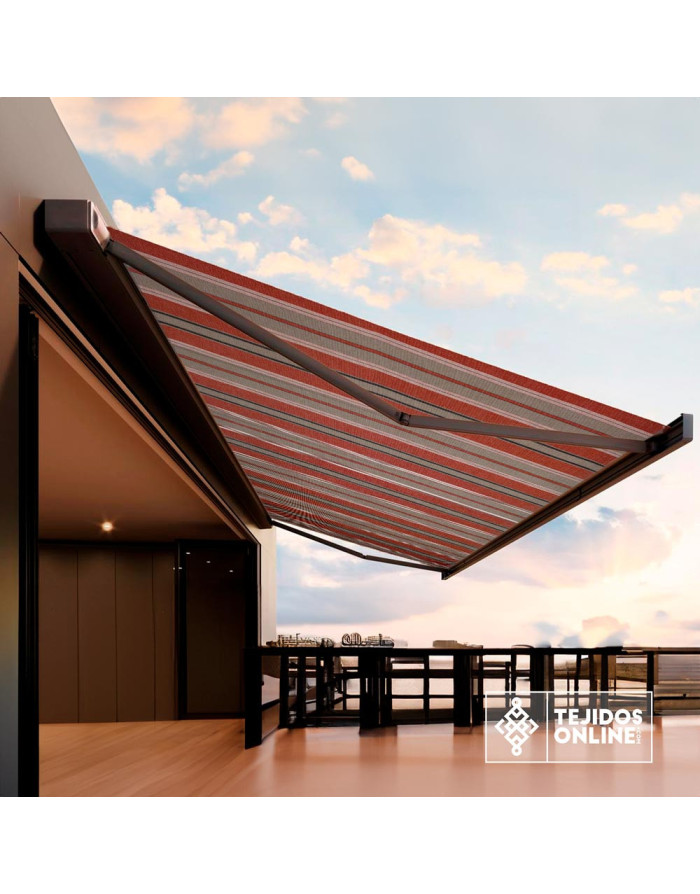 Toldo Rayas Caldera Topo - Telas para Toldo - Lonas de Raya