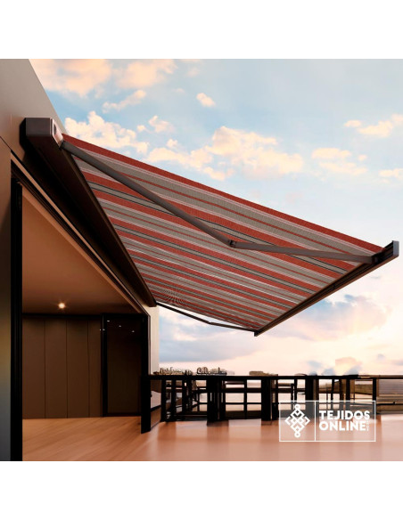 Toldo Rayas Caldera Topo - Telas para Toldo - Lonas de Raya