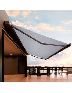 Lona de Toldo Gris Liso 2