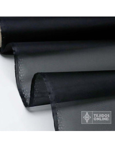 Organdí Negro - Tela para Levantar Volantes - Tienda Telas