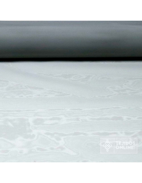 Organdí Gris - Tela para Levantar Volantes - Organza Gris - Imagen 2