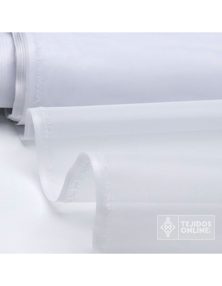 Organdí Blanco - Tela para Levantar Volantes - Tienda Tela - Imagen 1