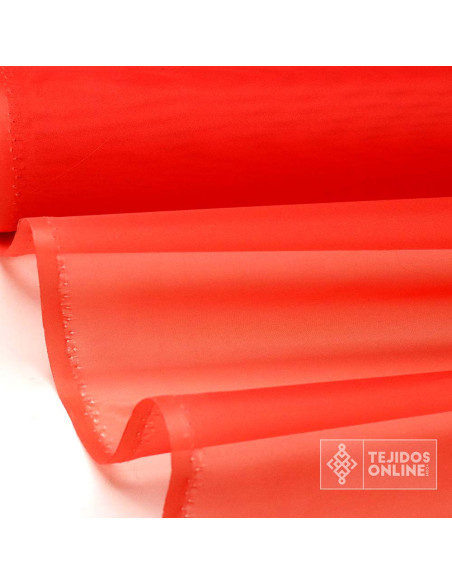 Organdí Coral - Tela para Levantar Volantes - Tienda Tela