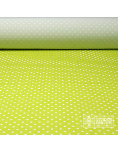 Tela Verde Manzana Para Flamenca - Telas de Lunares Baratas - Imagen 1