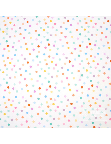 Tela Blanca de Lunares - Telas de Flamenca - Comprar Lunares Tela Blanca de Lunares - Telas de Flamenca - Comprar Lunares