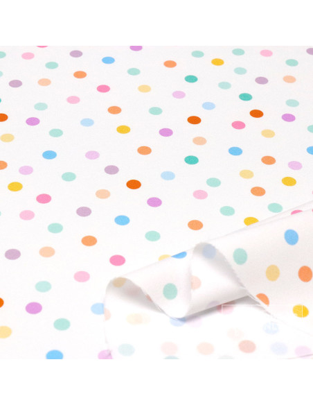 Tela Blanca de Lunares - Telas de Flamenca - Comprar Lunares Tela Blanca de Lunares - Telas de Flamenca - Comprar Lunares