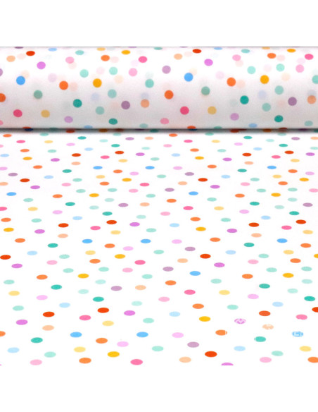 Tela Blanca de Lunares - Telas de Flamenca - Comprar Lunares Tela Blanca de Lunares - Telas de Flamenca - Comprar Lunares