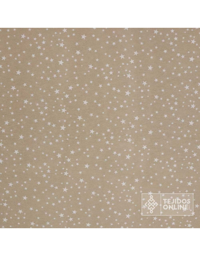 Tela Estrellas Camel - Telas para Cortinas Infantil - Imagen 3